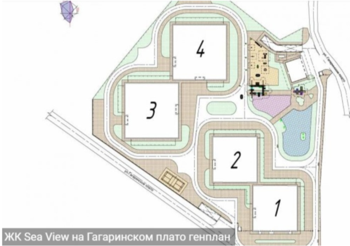 1 комнатная квартира на Гагаринском Плато