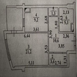 1-комнатная квартира в ЖК Одиссей