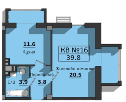 Однокімнатна квартира в самому центрі Черемушок.