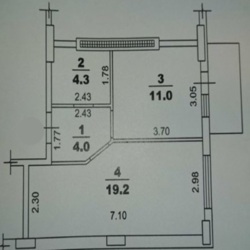 1-кімнатна квартира в ЖК Континент