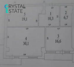 Двокімнатна квартира без ремонту в зданому будинку, Пішонівська