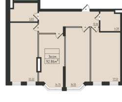 Трикімнатна квартира біля моря в розтермінування без подорожчання
