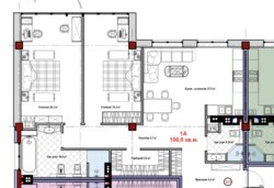 2-кімнатна квартира в новому ЖК S1, Совіньон 2