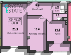 2-квартира в ЖК Сокіл